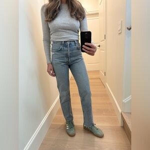 Agolde 90’s Pinch Waist High Rise Straight Denim